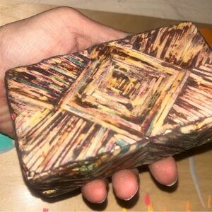 Match stick box art trinket handmade